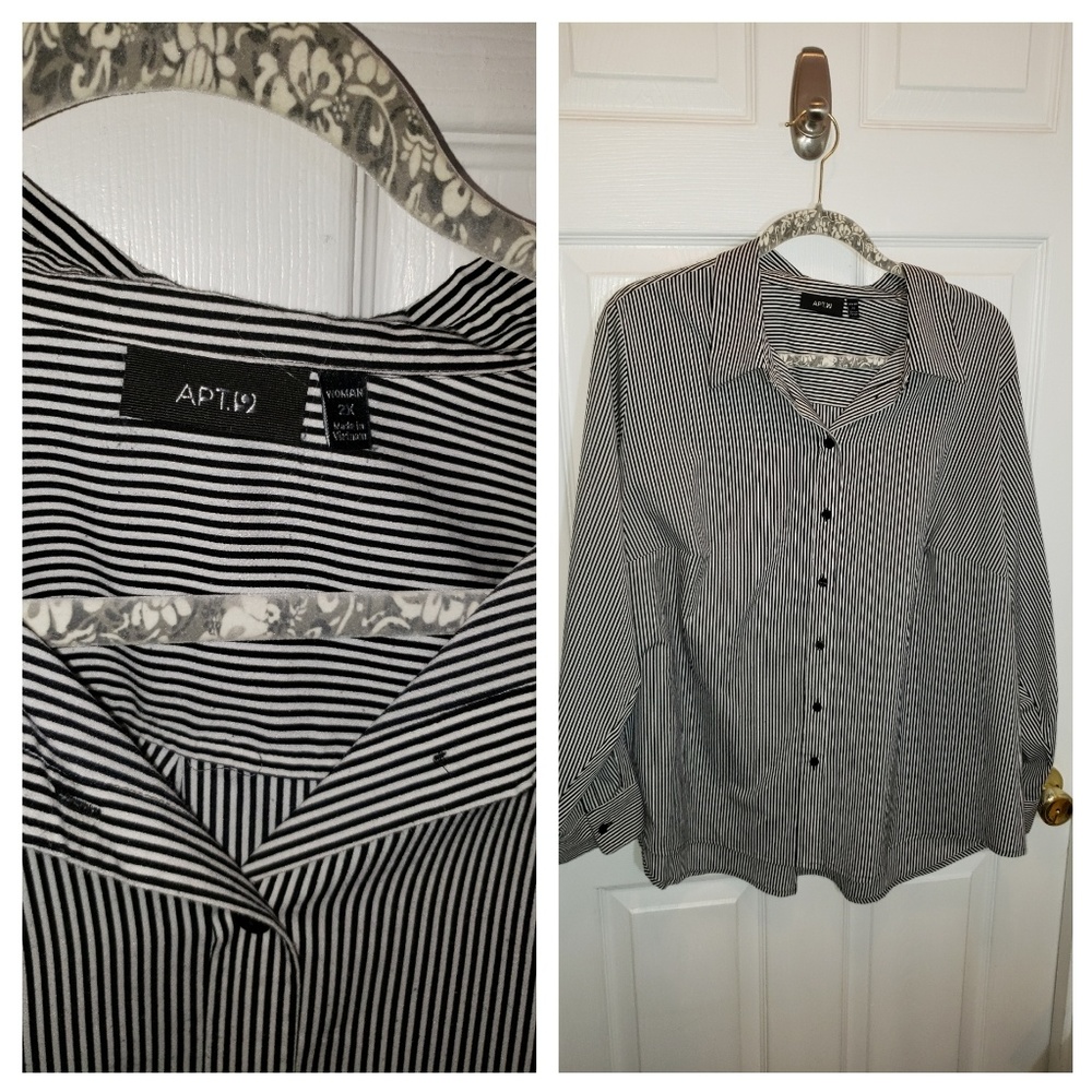 APT 9 women's button down blouse 2xl
